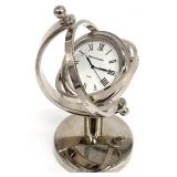 Silver Tone Gyroscopic Desk Clock