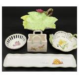 5pc Ann Marie Murray Hand Painted Porcelain