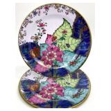 4 Metropolitan Museum Art Tobacco Leaf Tin Plates