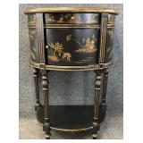 Decorative Crafts Demilune Accent Table