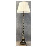 Floral Paint Decorated Floor Lamp