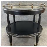 Round Gallery Top Accent Table