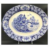 Olde Alton Ware Blue & White Chinoiserie Platter
