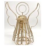 Large Metal Angel Candle Holder