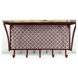 Metal Frame Wall Hanging Shelf