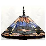 Tiffany Style Stained Glass Dragonfly Shade