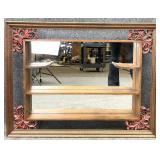 Wall Hanging Mirror Back Shelf