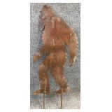 Small Metal Bigfoot Cutout