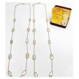 3pc Jewelry Group Necklaces & Krementz Pin