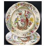 2 Antique Copeland Spode Asiatic Pheasant Plates