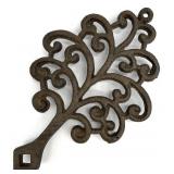 Vintage Cast Iron Tree Trivet