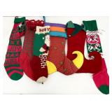 Vintage Christmas Mantel Stockings