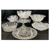 Glass & Crystal Serving Bowls, Cake Stand & More