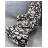 Mid Century Chair & Ottoman