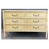 Henry Link Faux Bamboo Double Dresser