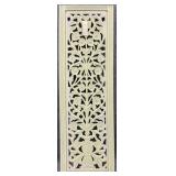 Painted Wood Carved Wall Panel