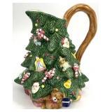 Vintage 1982 Christmas Tree Pitcher