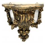 Ornate Gold Gilded Decorative Wall Bracket