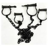Victorian Style Iron Prison Shackles
