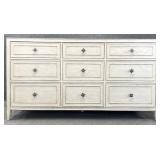New Hooker Whitewashed Triple Dresser