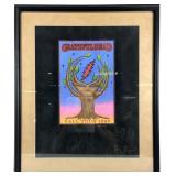 1989 Grateful Dead Signed? Felt Poster