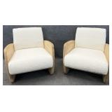 Pair New Union Home Laurel Lounge Chairs