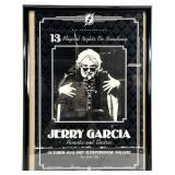 Jerry Garcia 1987 New York Concert Poster