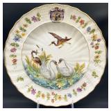 Capodimonte Meissen Swan Service Porcelain Plate