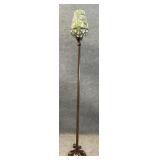 Tiffany Style Stained Glass Bamboo Torchiere