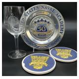 4pc US Naval Academy Collectible Memorabilia