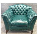 Old Hickory Tannery Button Tufted Club Chair