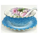 Noritake Cabbage Leaf Bowl, Ladle & Underplate
