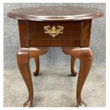 Cherry Queen Anne Oval Accent Table