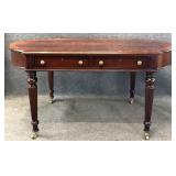Hickory Chair Banded Mahogany Writing Desk