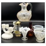 Vintage Glass, Includes, Hobnail, Crackle & More