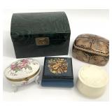 Asst Vintage Trinket Boxes
