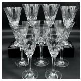 9pc Gorham Crystal Serena Glasses