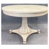 Painted 44in Single Pedestal Table
