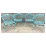 4 Painted Patio Spring Rockers