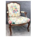 Floral French Arm Chair