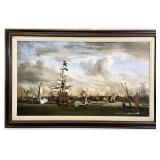 Amsterdam Harbor Maritime Ships Art Print