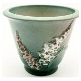 Roseville Pottery Foxglove Green 6in Planter #