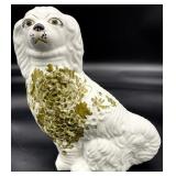 Vintage Hand Painted Staffordshire Dog Figure