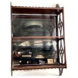 Chippendale Mirror Back Hanging Shelf
