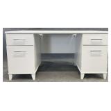 Bush Industries White Kneehole Computer Desk