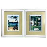 2pc Bruce Smith Caribbean S/N Art Prints