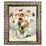 Large Uttermost Floral Still Life Oil Painting
