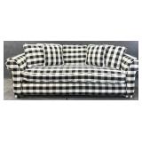 Black & White Buffalo Check Sofa