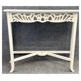 Pierced Apron Console Table