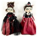 2 One Of A Kind Art Dolls by Joyce Stahl